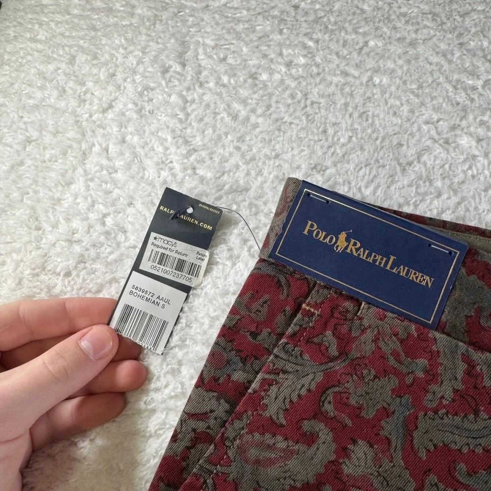 Y2K Polo‎ Ralph Lauren Floral Chino Shorts Men's Size 34 Waist 11